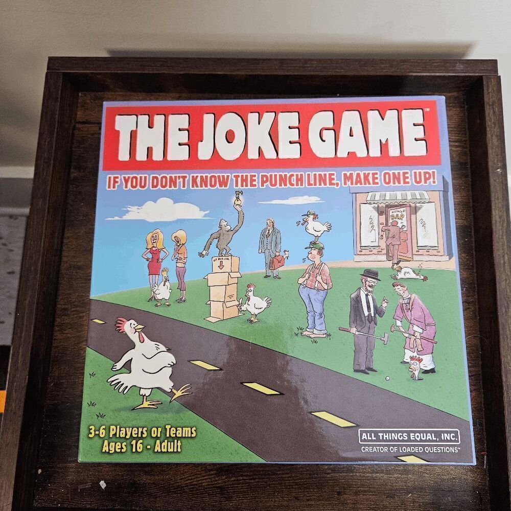 All Things Equal The Joke Game - If You Don't  Know the Punch Line, Make One! Bo